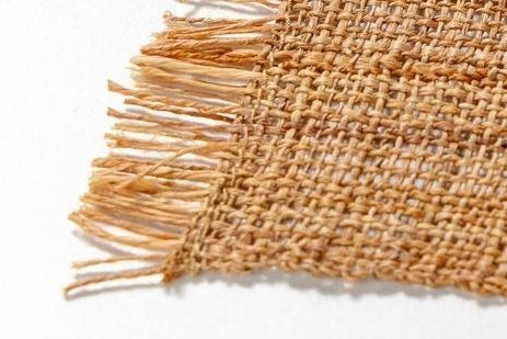 【縄文薫るファブリック】しな織のコースター