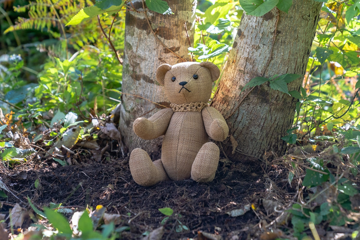 森で生まれかわる】しな織のテディベア［りん］ – umunowaうむのわ